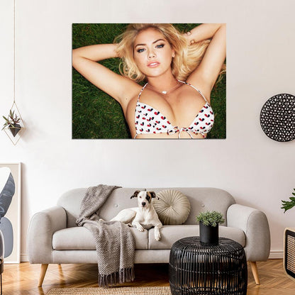 Kate Upton Hot Busty Model Big Boobs Sexy Tits Bikini Wall Art Print Poster