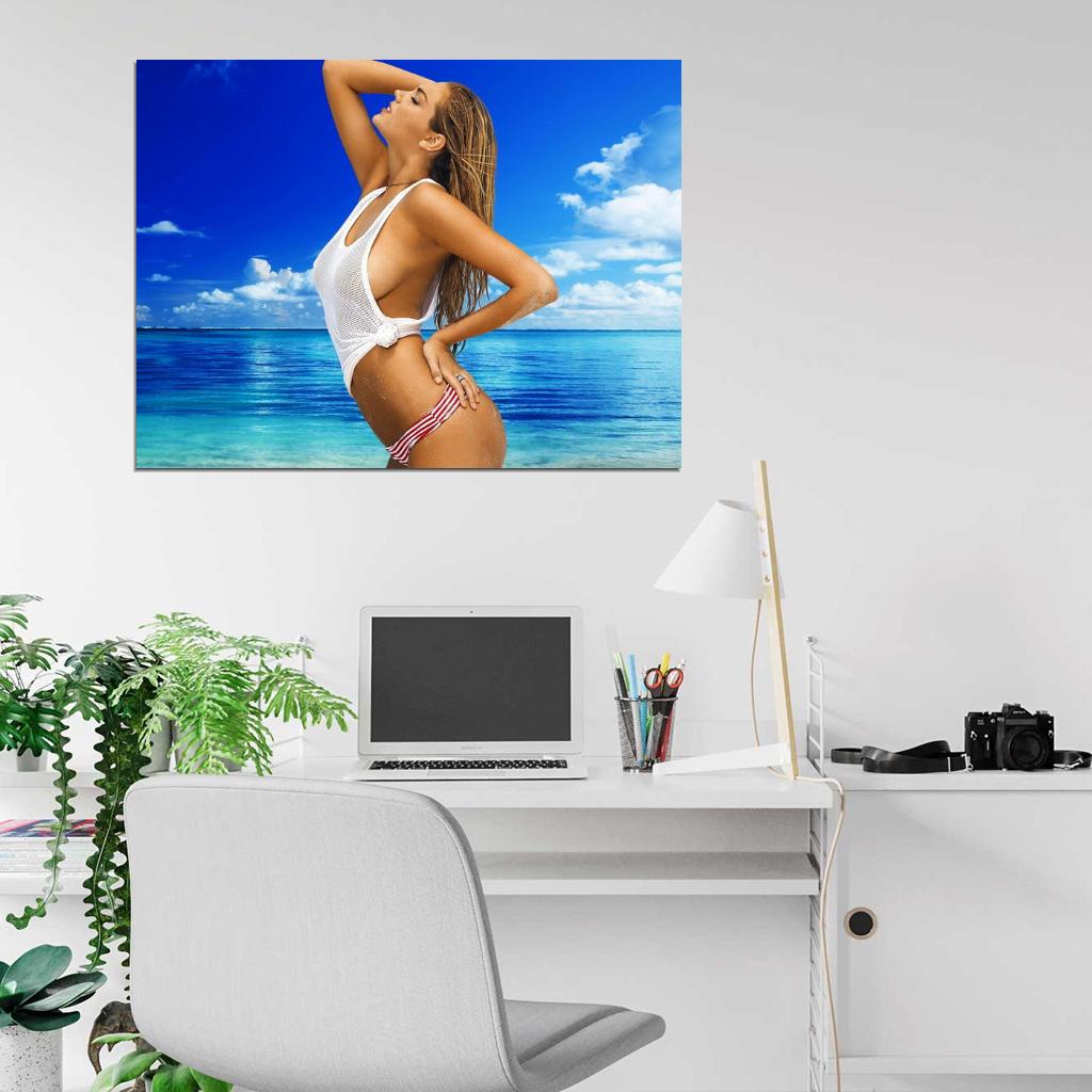 Kate Upton Hot Model Big Boobs Sexy Tits Wall Art Print Poster