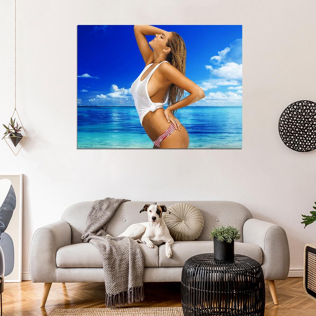 Kate Upton Hot Model Big Boobs Sexy Tits Wall Art Print Poster