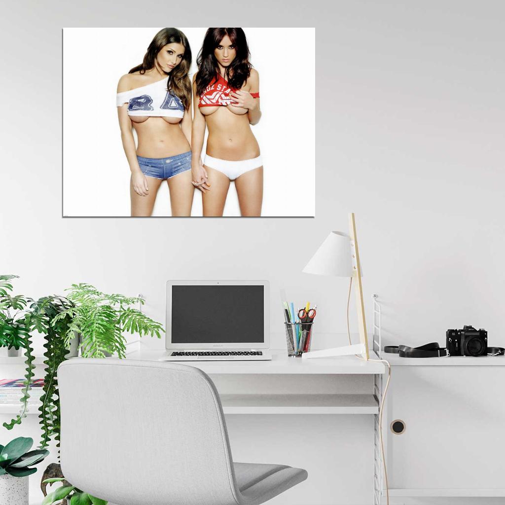 Lucy Pinder Rosie Jones Sexy Girls Hot Boobs Tits Wall Art Print Poster