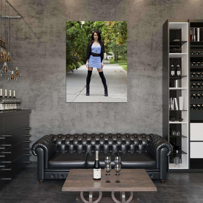 Megan Lynne Young Lyn Beautiful Model Wall Art Print Poster