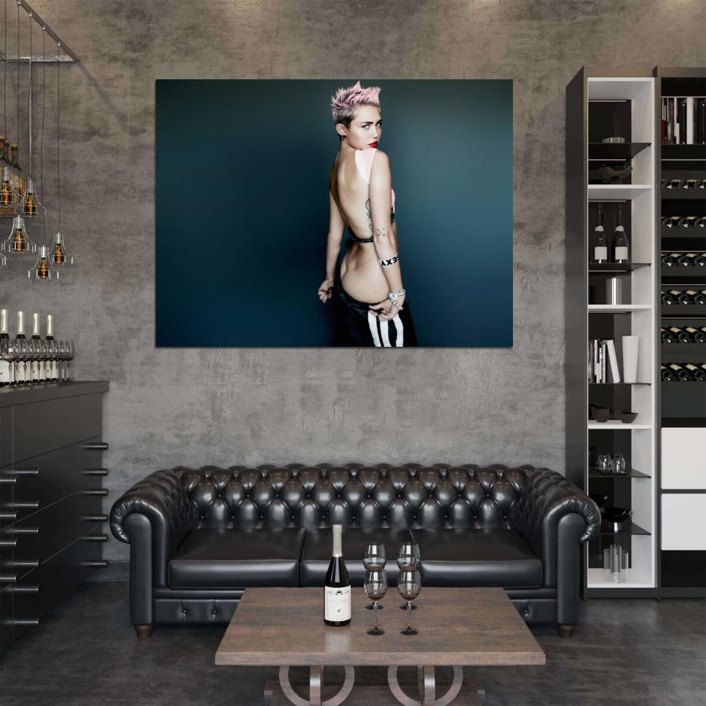 Miley Cyrus Hot Butt Sexy Ass Singer Actress Wall Art Print Poster