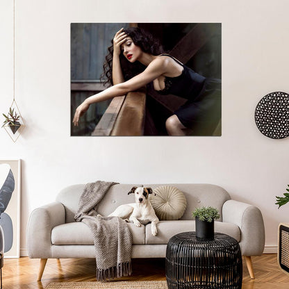 Monica Bellucci Hot Woman Passion Actress Wall Art Print Poster