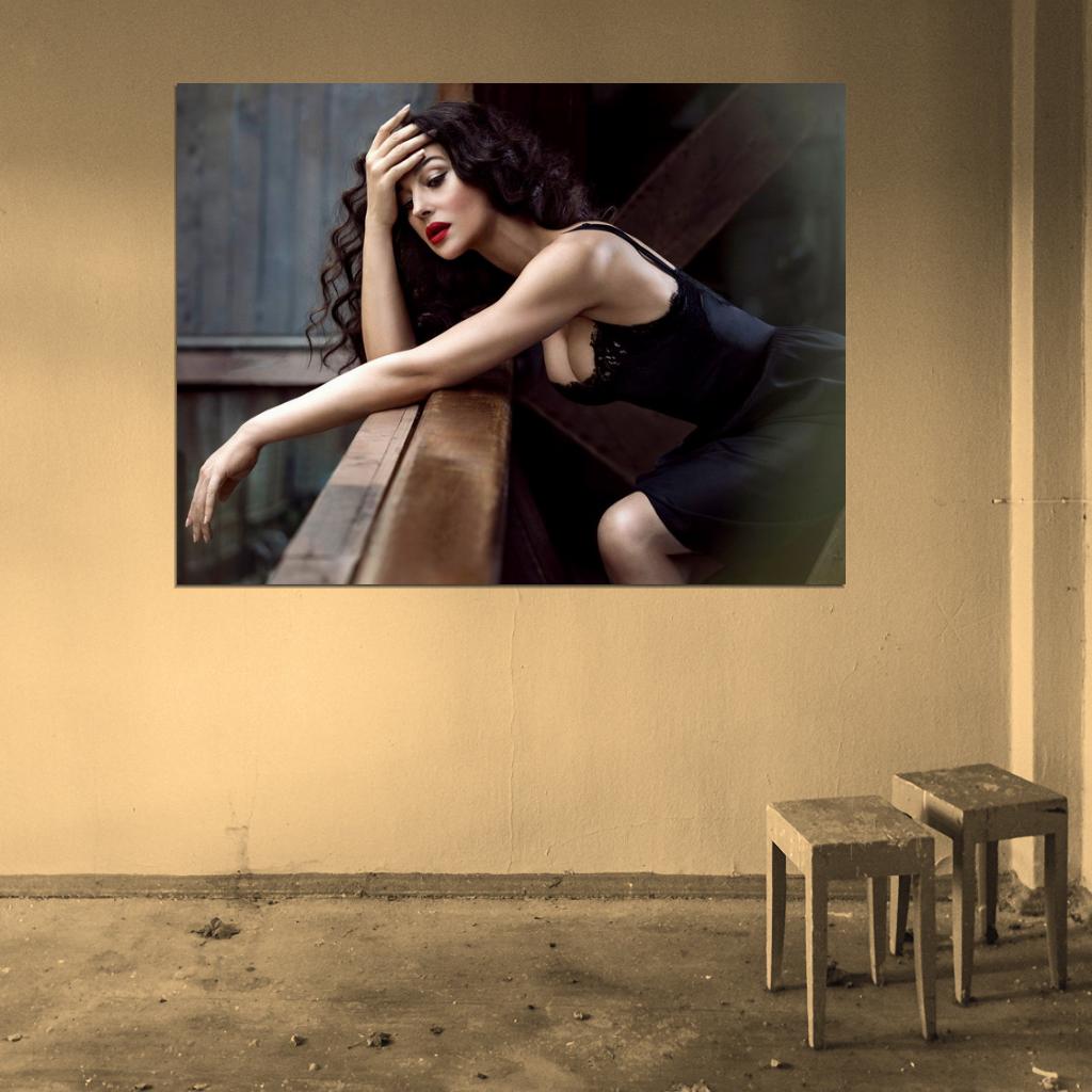 Monica Bellucci Hot Woman Passion Actress Wall Art Print Poster