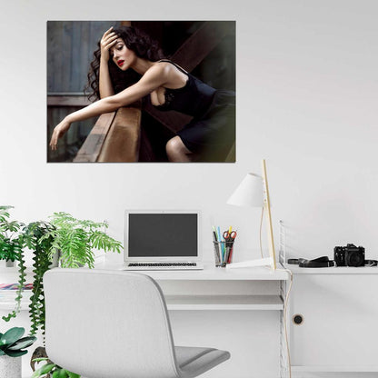 Monica Bellucci Hot Woman Passion Actress Wall Art Print Poster