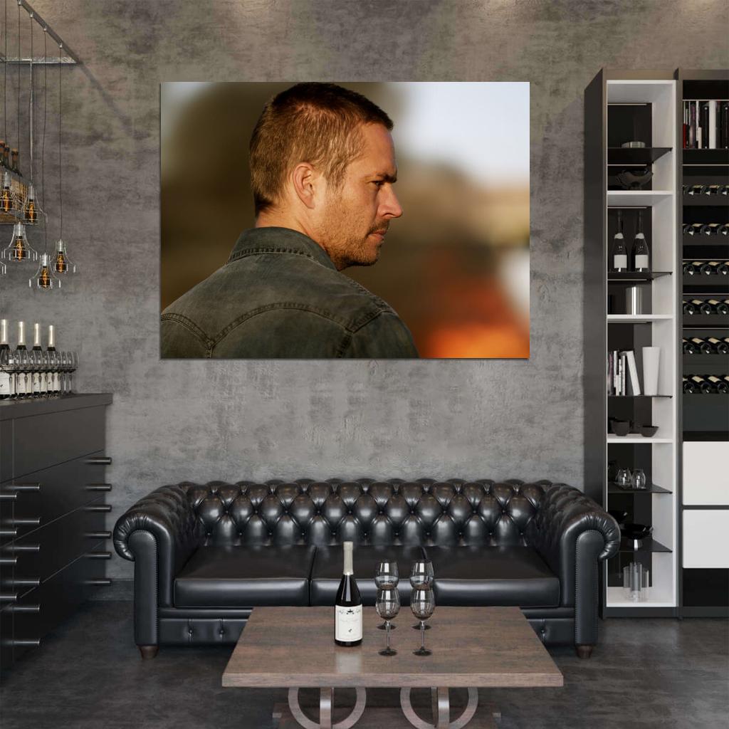 Paul Walker Movie Actor Hot Wall Art Print Poster