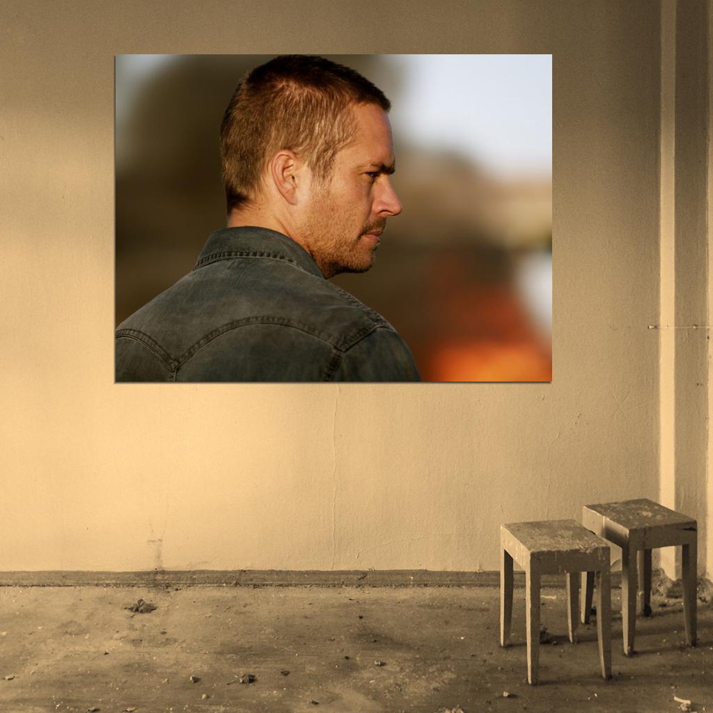 Paul Walker Movie Actor Hot Wall Art Print Poster