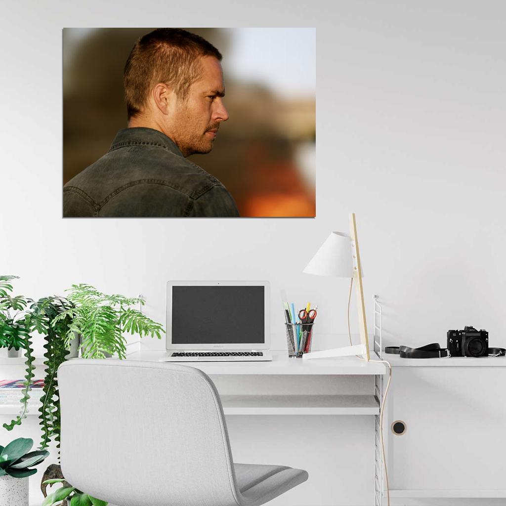 Paul Walker Movie Actor Hot Wall Art Print Poster