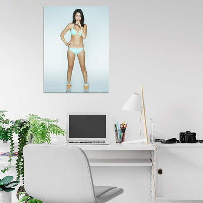 Selena Gomez Hot Underwear Sexy Body Lingerie Cute Singer Actress Wall Art Print Poster