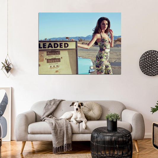 Selena Gomez Beautiful Girl Cute Singer Actress Wall Art Print Poster