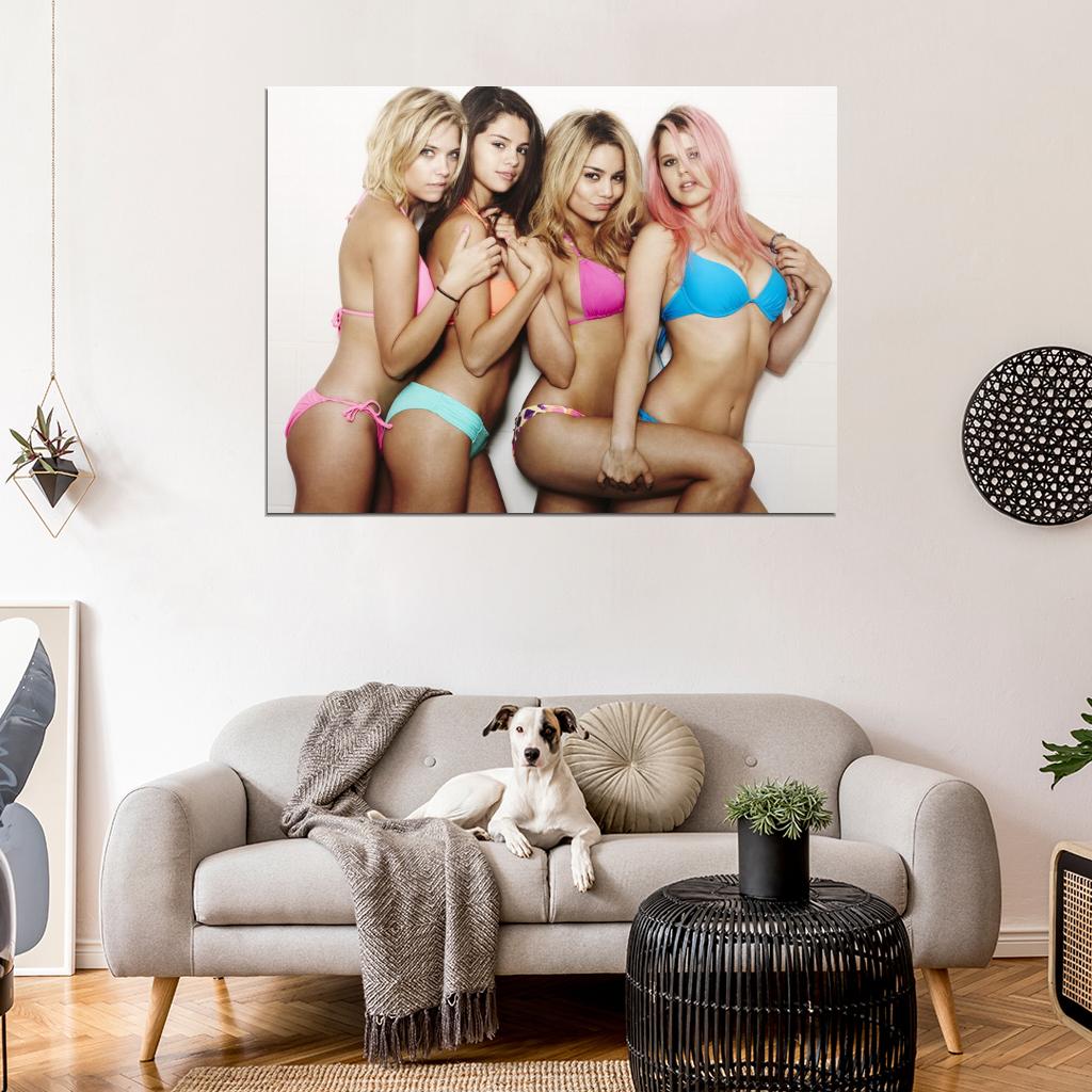 Spring Breakers Selena Gomez Vanessa Hudgens Ashley Benson Heather Morris Sexy Girls Wall Art Print Poster