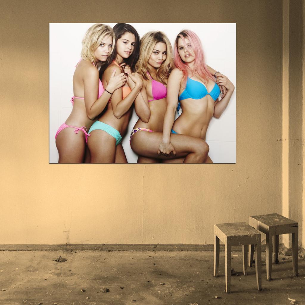 Spring Breakers Selena Gomez Vanessa Hudgens Ashley Benson Heather Morris Sexy Girls Wall Art Print Poster