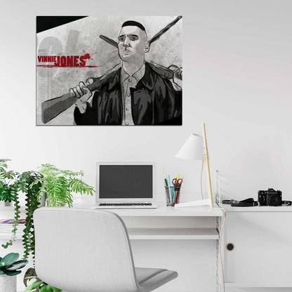 Vinnie Jones Art Actor Lock Stock and Two Smoking Barrels Big Chris Wall Art Print Poster