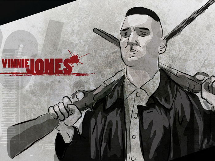 Vinnie Jones Art Actor Lock Stock and Two Smoking Barrels Big Chris Wall Art Print Poster