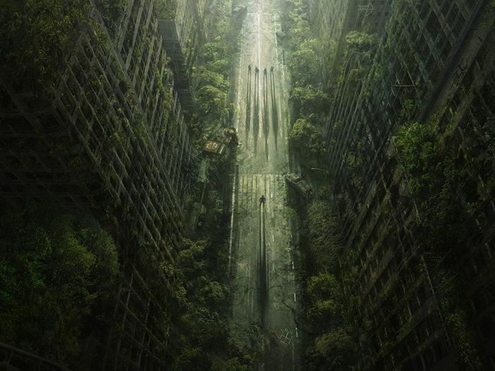 Wasteland 2 Post Apocalyptic Art City Ruins Wall Art Print Poster