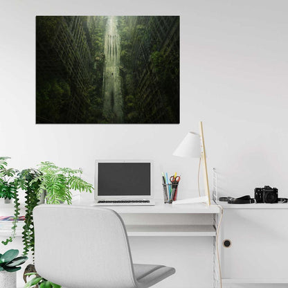 Wasteland 2 Post Apocalyptic Art City Ruins Wall Art Print Poster