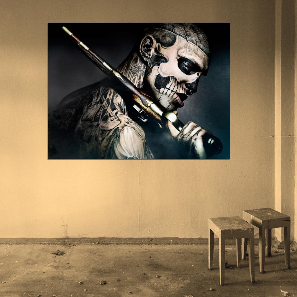 47 Ronin 2013 Movie Rick Genest Foreman Wall Art Print Poster