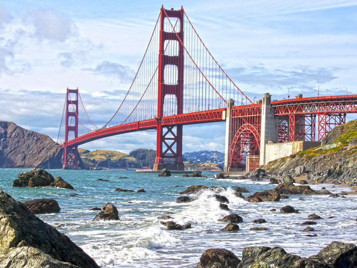 Golden Gate Bridge San Francisco Bay USA Amazing Wall Art Print Poster
