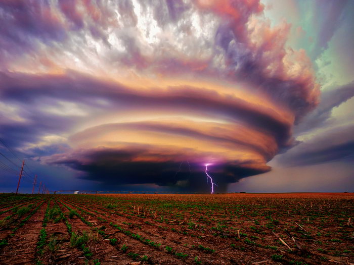 Storm Tornado Lightning Awesome Wall Art Print Poster