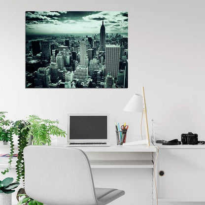 New York City NYC Manhattan Buildings Skyscrapers Wall Art Print Poster