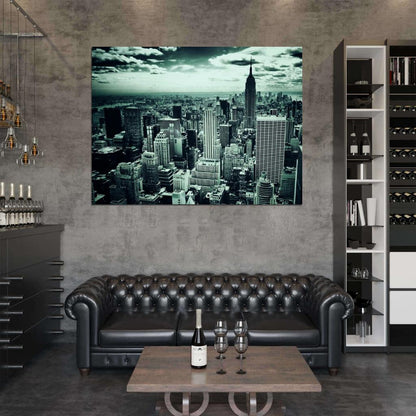 New York City NYC Manhattan Buildings Skyscrapers Wall Art Print Poster
