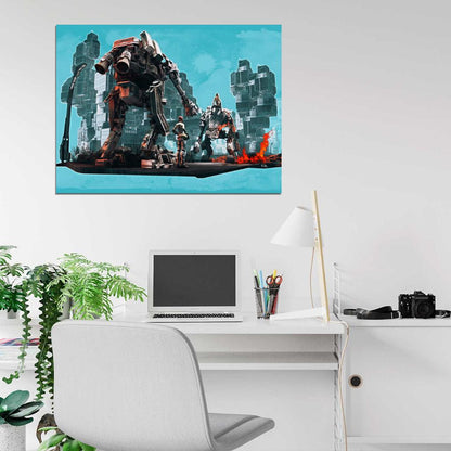 Hawken Mech Berserkers Video Game Art Wall Art Print Poster
