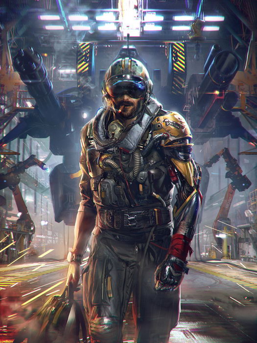 Mechwarrior Online Pilot MWO Mech Video Game Art Wall Art Print Poster