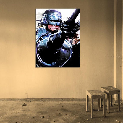 Robocop 1987 Classic Movie Art Alex Murphy Wall Art Print Poster