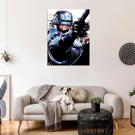 Robocop 1987 Classic Movie Art Alex Murphy Wall Art Print Poster