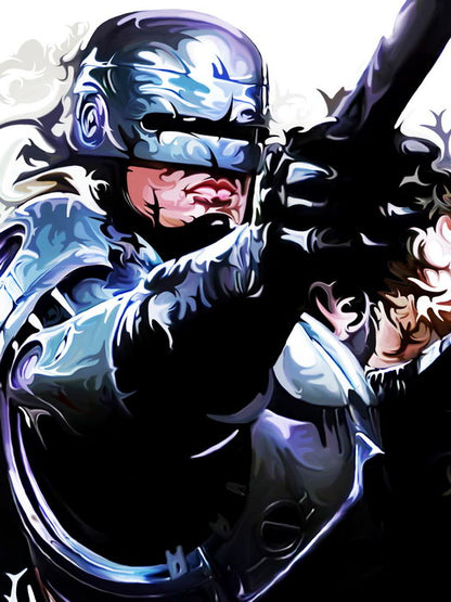 Robocop 1987 Classic Movie Art Alex Murphy Wall Art Print Poster