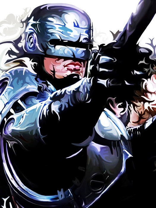 Robocop 1987 Classic Movie Art Alex Murphy Wall Art Print Poster