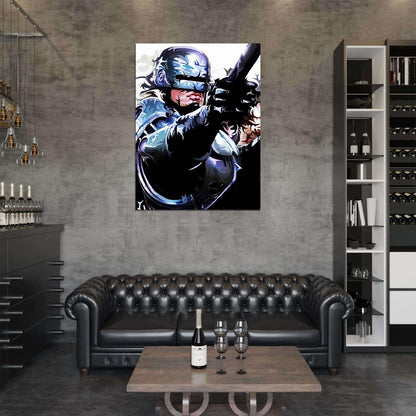 Robocop 1987 Classic Movie Art Alex Murphy Wall Art Print Poster