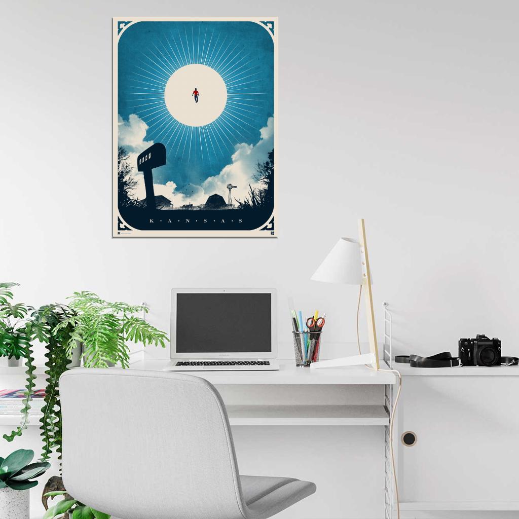 Man of Steel Movie Painting Artwork Art Wall Art Print Poster