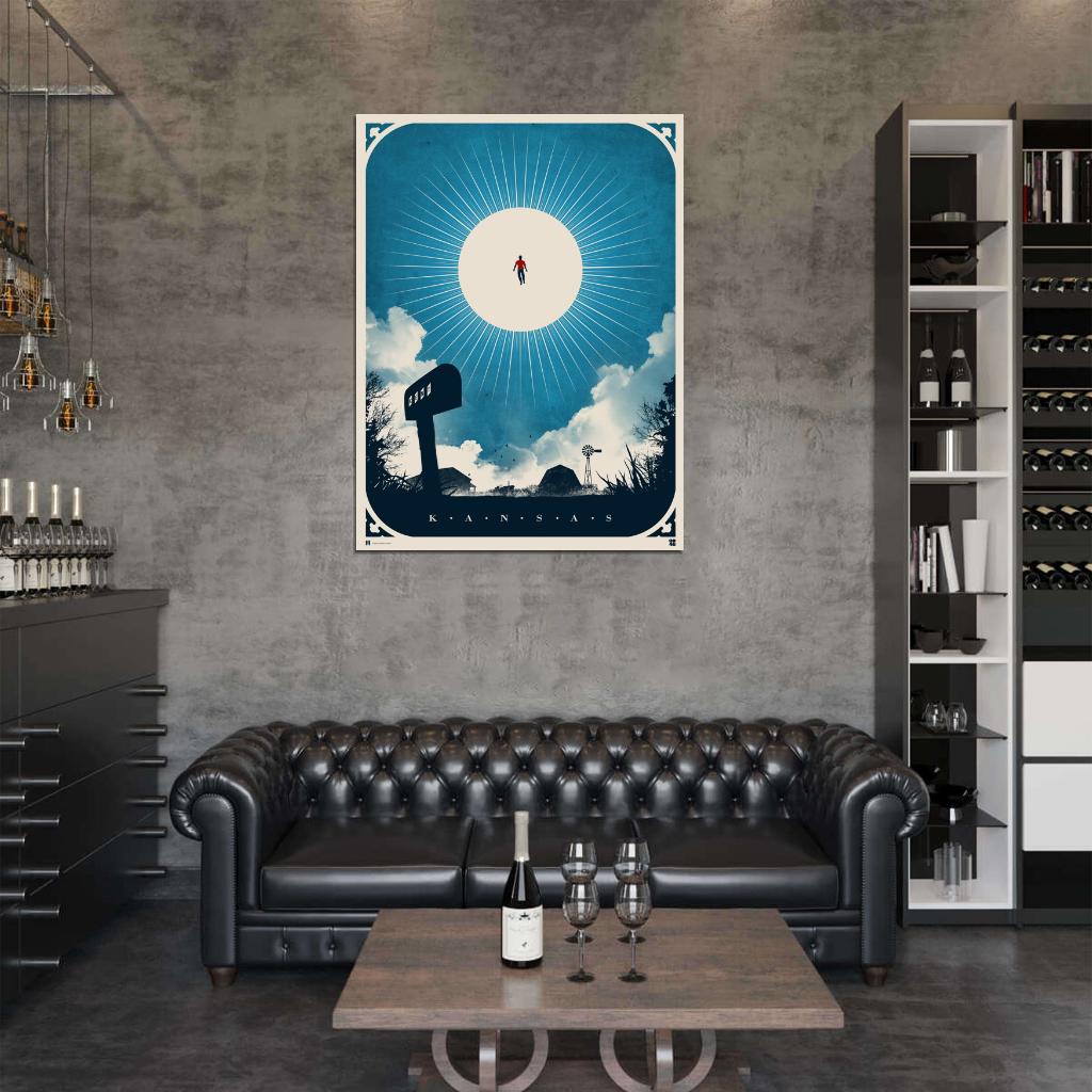 Man of Steel Movie Painting Artwork Art Wall Art Print Poster