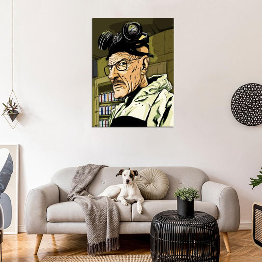 Breaking Bad TV Series Walter White Artwork Art Wall Art Print Poster