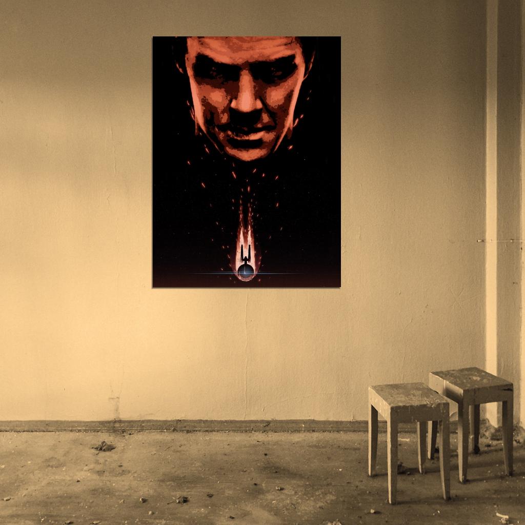 Star Trek Into Darkness Movie Enterprise Artwork Art Wall Art Print Poster