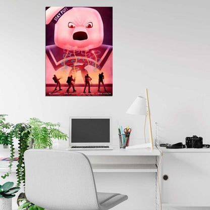 Ghostbusters Movie Stay Puft Marshmallow Man Artwork Art Wall Art Print Poster
