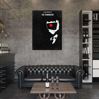 The Terminator 1984 Movie James Cameron Vintage Artwork Art Wall Art Print Poster