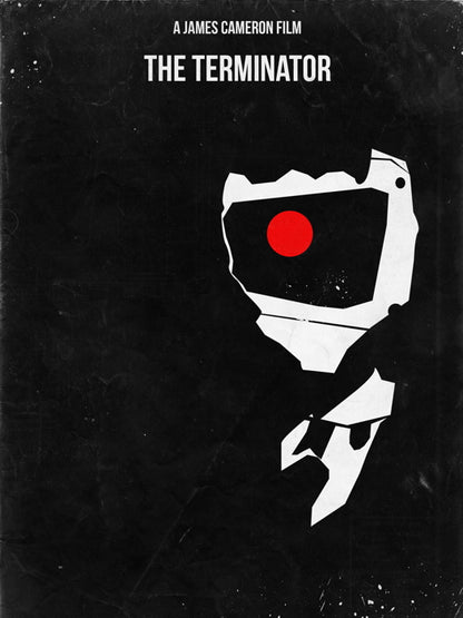 The Terminator 1984 Movie James Cameron Vintage Artwork Art Wall Art Print Poster