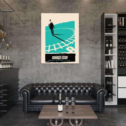 Source Code Movie Cool Artwork Art Wall Art Print Poster