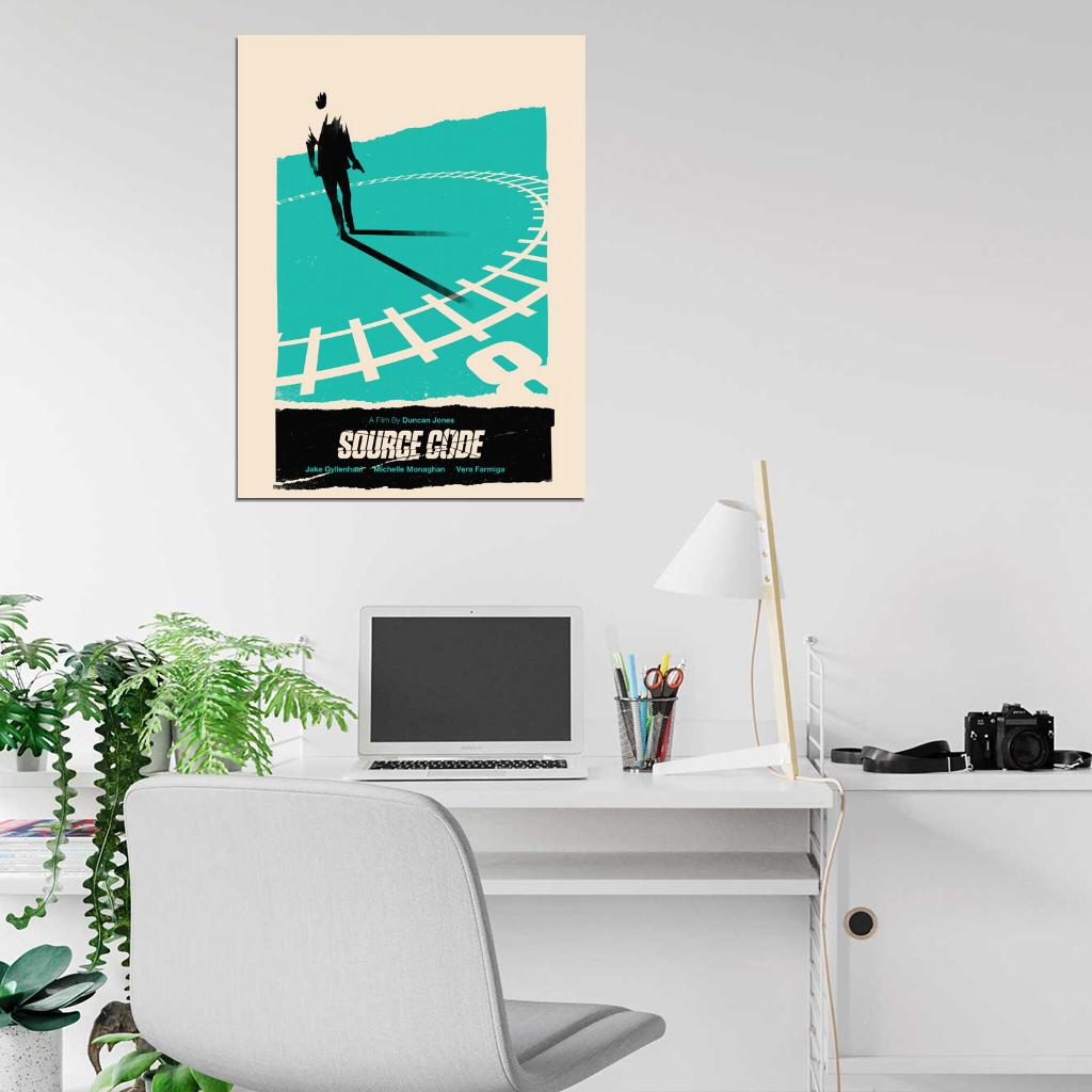 Source Code Movie Cool Artwork Art Wall Art Print Poster
