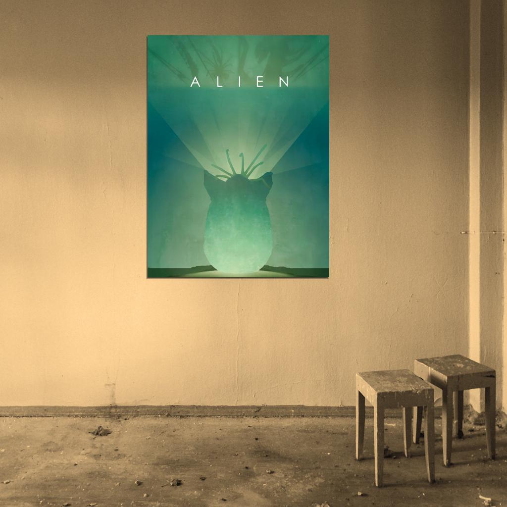 Alien Egg Facehugger Sci-Fi Movie Art Artwork Wall Art Print Poster