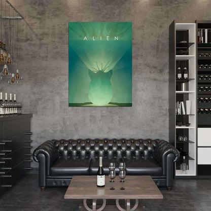 Alien Egg Facehugger Sci-Fi Movie Art Artwork Wall Art Print Poster