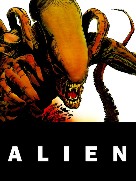 Alien Xenomorph Sci-Fi Movie Retro Art Artwork Wall Art Print Poster