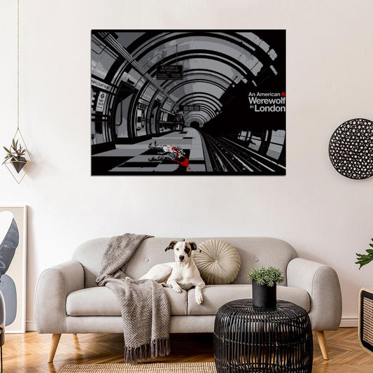 American Werewolf in London Movie Art Artwork Wall Art Print Poster