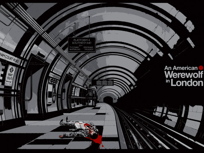 American Werewolf in London Movie Art Artwork Wall Art Print Poster