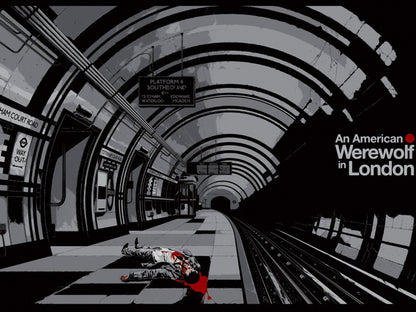 American Werewolf in London Movie Art Artwork Wall Art Print Poster