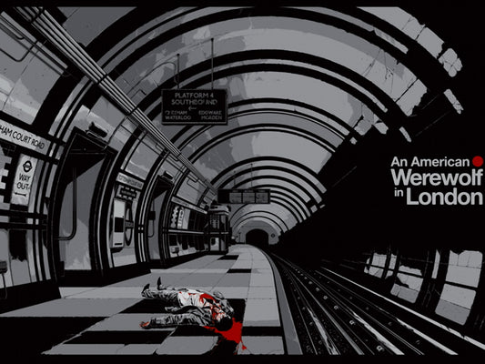 American Werewolf in London Movie Art Artwork Wall Art Print Poster