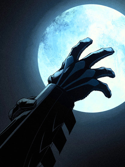 Batman Dark Knight Moon Night Art Artwork Wall Art Print Poster