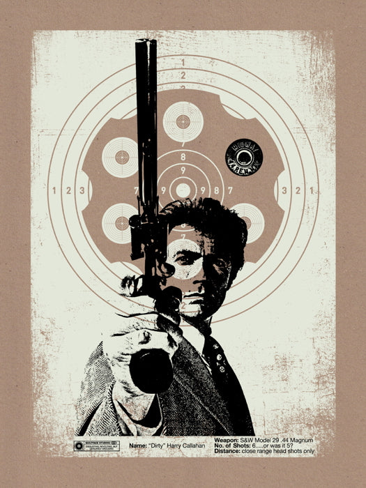 Dirty Harry Movie ?Magnum Clint Eastwood Art Artwork Wall Art Print Poster